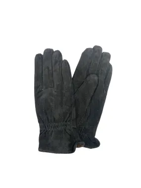 Gants 100% cuir peau retournée noir trait (x6)