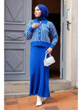 Saxe Blue - Knit Suits